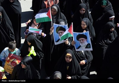 راهپیمایی روز قدس در همدان