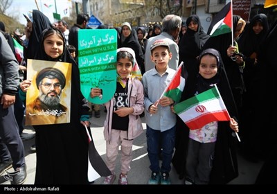 راهپیمایی روز قدس در همدان