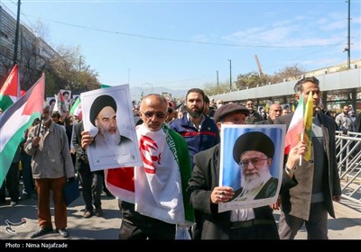راهپیمایی روز قدس در مشهد