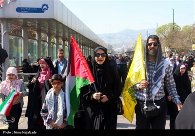 راهپیمایی روز قدس در مشهد
