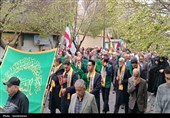 برگزاری راهپیمایی پرشور روز قدس در شهرری+فیلم