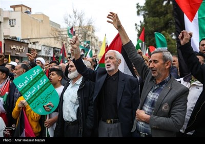 راهپیمایی روز قدس در قزوین
