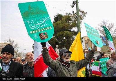 راهپیمایی روز قدس در قزوین