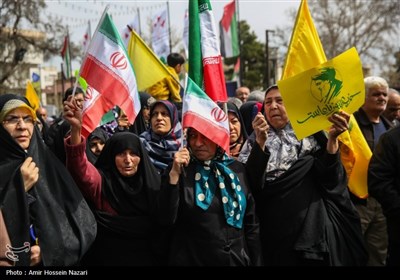 راهپیمایی روز قدس در قزوین