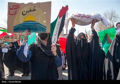 راهپیمایی روز قدس در کرمانشاه 