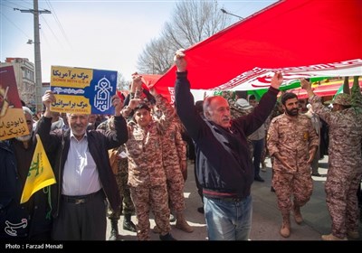 راهپیمایی روز قدس در کرمانشاه