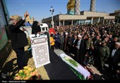 مراسم تشییع پیکر امیر سرتیپ محمد جوادی درهمدان