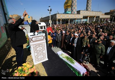 مراسم تشییع پیکر امیر سرتیپ محمد جوادی درهمدان
