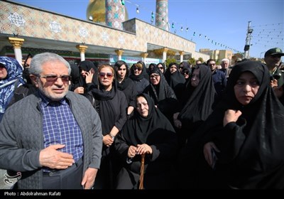 مراسم تشییع پیکر امیر سرتیپ محمد جوادی درهمدان