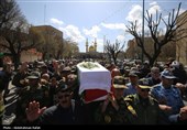 مراسم تشییع پیکر امیر سرتیپ محمد جوادی درهمدان