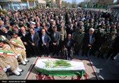 مراسم تشییع پیکر امیر سرتیپ محمد جوادی درهمدان
