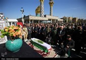 مراسم تشییع پیکر امیر سرتیپ محمد جوادی درهمدان