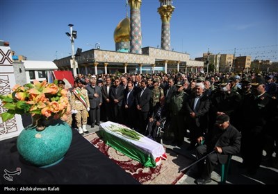 مراسم تشییع پیکر امیر سرتیپ محمد جوادی درهمدان