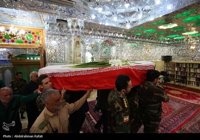 مراسم تشییع پیکر امیر سرتیپ محمد جوادی درهمدان