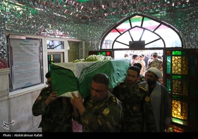 مراسم تشییع پیکر امیر سرتیپ محمد جوادی درهمدان