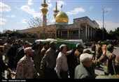 مراسم تشییع پیکر امیر سرتیپ محمد جوادی درهمدان