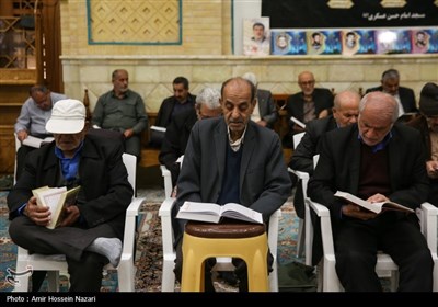 جز خوانی قرآن کریم در مسجد امام حسن عسگری (ع) - قزوین