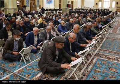 جز خوانی قرآن کریم در مسجد امام حسن عسگری (ع) - قزوین