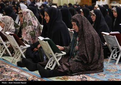 جز خوانی قرآن کریم در مسجد امام حسن عسگری (ع) - قزوین