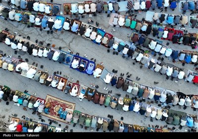 اقامه نماز عید سعیدفطر در کیش 