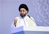 السید الحکیم یدعو لوحدة الموقف العربی والإسلامی لدعم فلسطین