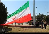 اهتزاز پرچم مقدس جمهوری اسلامی در پایتخت مقاومت جهان اسلام