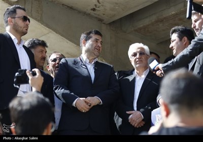 بازدید وزیر ورزش و جوانان از پروژه های ورزشی بجنورد