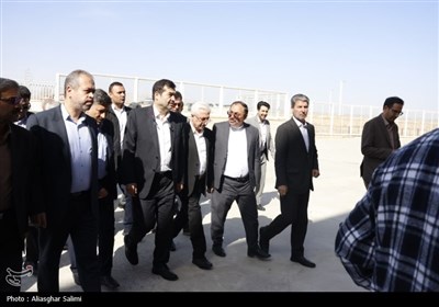بازدید وزیر ورزش و جوانان از پروژه های ورزشی بجنورد