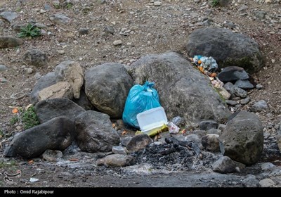 زباله یادگاری گردشگران به روستاهای گیلان