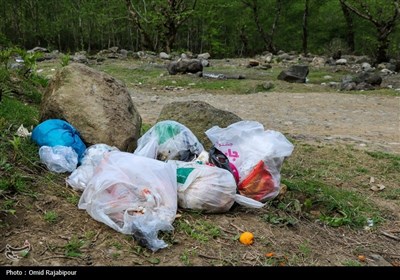 زباله یادگاری گردشگران به روستاهای گیلان