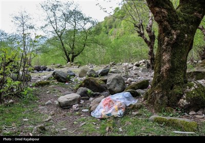 زباله یادگاری گردشگران به روستاهای گیلان