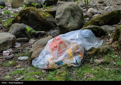 زباله یادگاری گردشگران به روستاهای گیلان