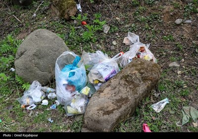 زباله یادگاری گردشگران به روستاهای گیلان