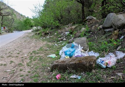زباله یادگاری گردشگران به روستاهای گیلان