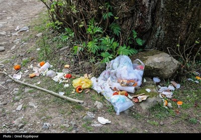 زباله یادگاری گردشگران به روستاهای گیلان