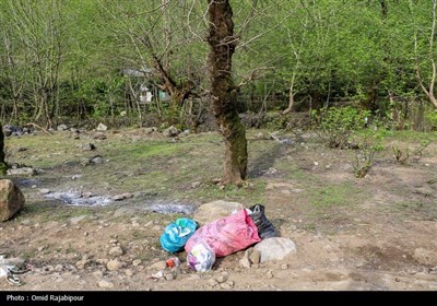 زباله یادگاری گردشگران به روستاهای گیلان