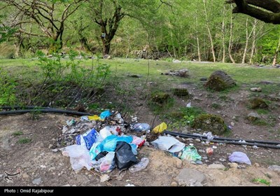 زباله یادگاری گردشگران به روستاهای گیلان
