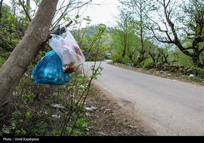 زباله یادگاری گردشگران به روستاهای گیلان