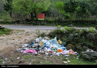 زباله یادگاری گردشگران به روستاهای گیلان