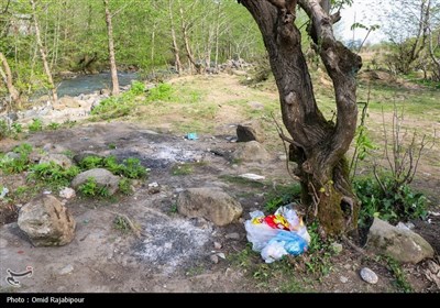 زباله یادگاری گردشگران به روستاهای گیلان