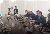 دیدار حاجی بابایی با رئیس مجلس قانونگذاری ازبکستان