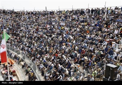 مسابقات کشتی با چوخه گود زینل خان اسفراین