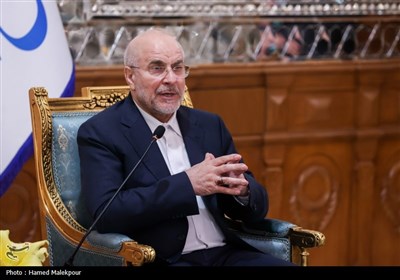 دیدار نوروزی جمعی از مسئولان نظام با رئیس مجلس شورای اسلامی