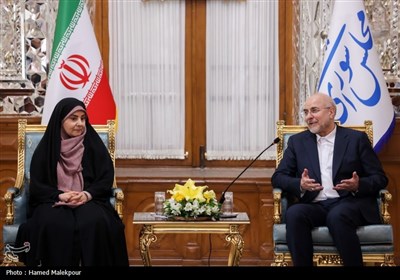 دیدار نوروزی جمعی از مسئولان نظام با رئیس مجلس شورای اسلامی