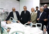 عیادت پزشکیان از مجتبی رحماندوست