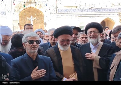 مرد انقلاب و محراب شهرری در حرم عبدالعظیم (ع) آرام گرفت