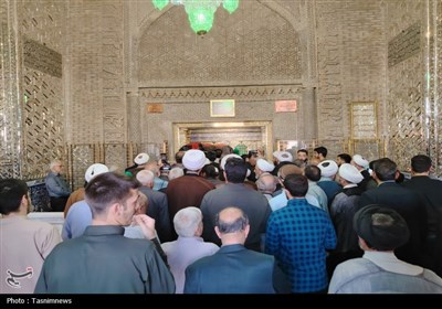 مرد انقلاب و محراب شهرری در حرم عبدالعظیم (ع) آرام گرفت