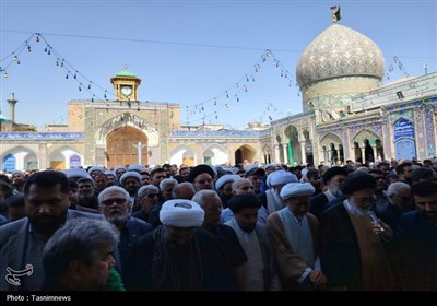 مرد انقلاب و محراب شهرری در حرم عبدالعظیم (ع) آرام گرفت