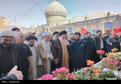 مرد انقلاب و محراب شهرری در حرم عبدالعظیم (ع) آرام گرفت