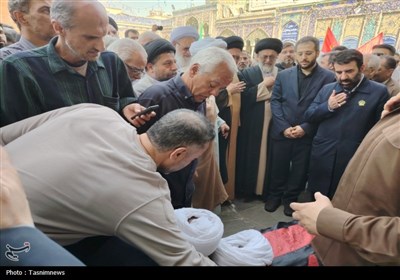 مرد انقلاب و محراب شهرری در حرم عبدالعظیم (ع) آرام گرفت